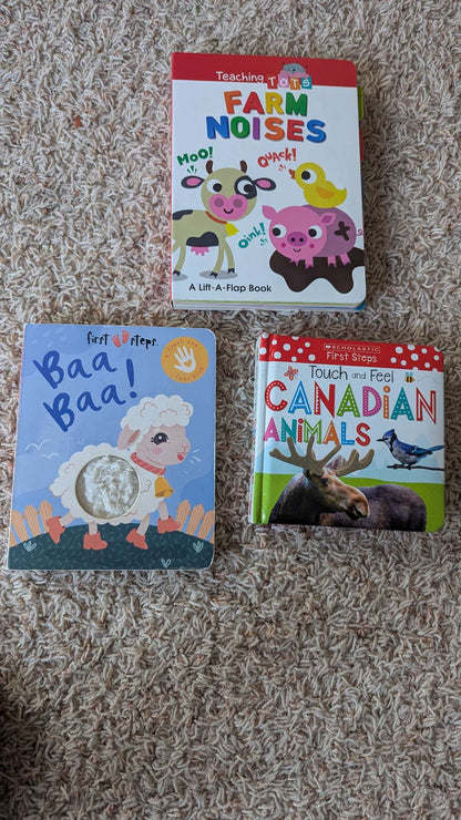 Baby books - set of 3