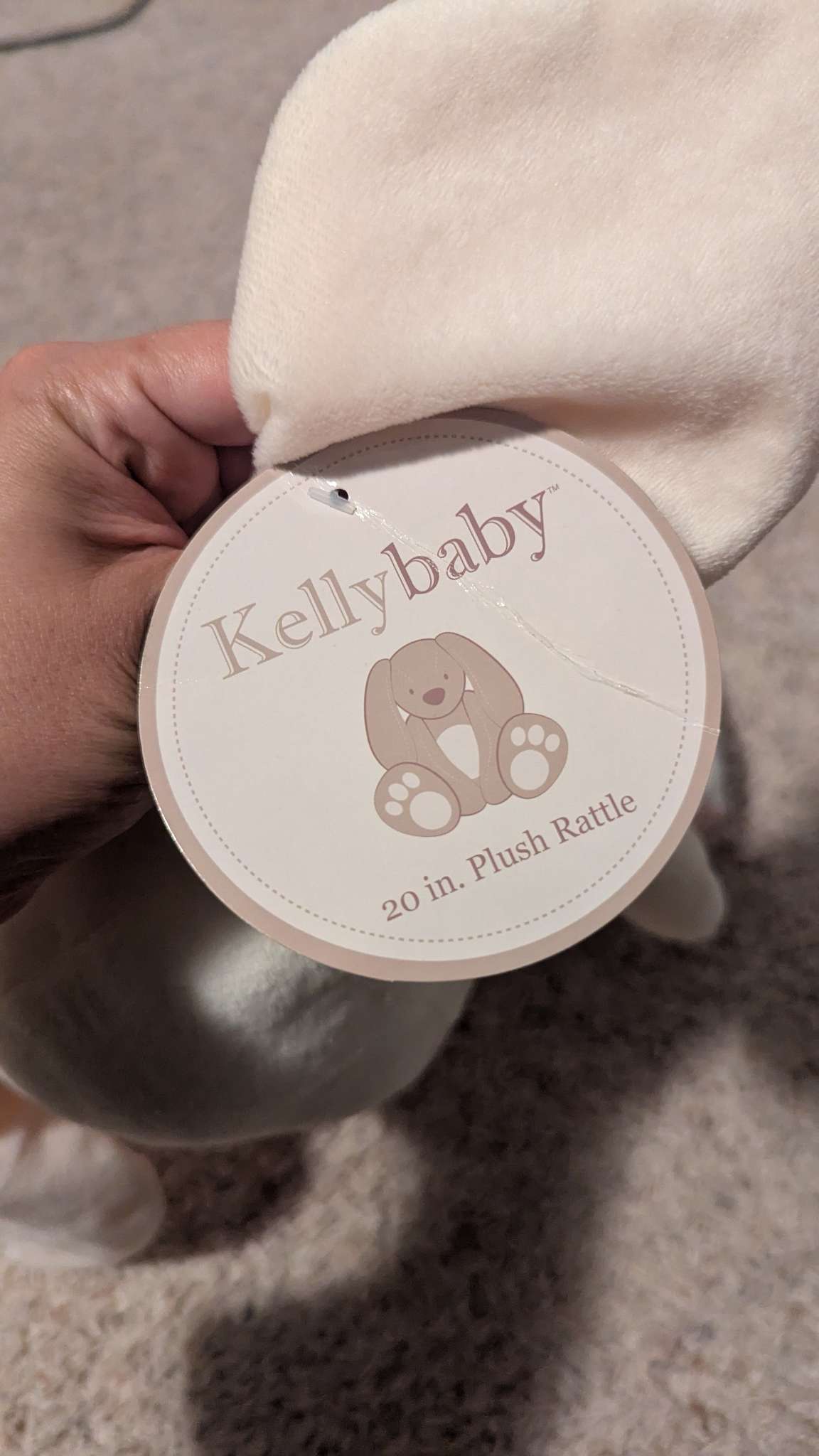 Rattle plushie - 20 inch new