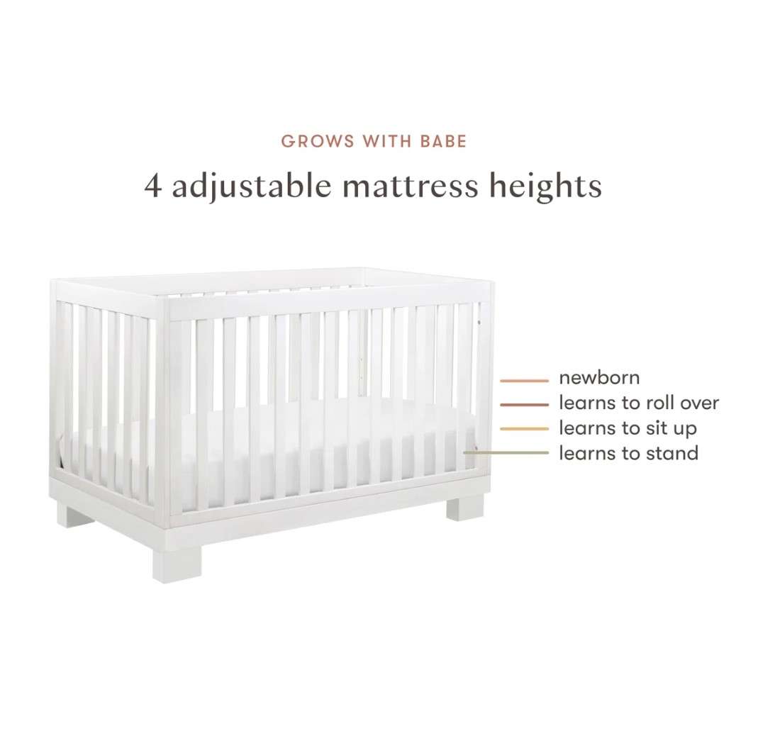 3 in 1 convertible crib + Mattress - Babyletto Modo - 2019