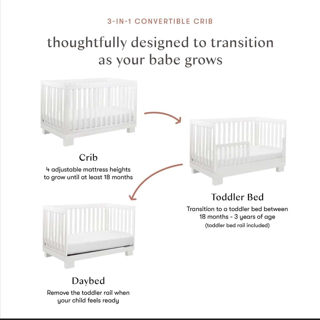 3 in 1 convertible crib + Mattress - Babyletto Modo - 2019