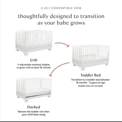 3 in 1 convertible crib + Mattress - Babyletto Modo - 2019