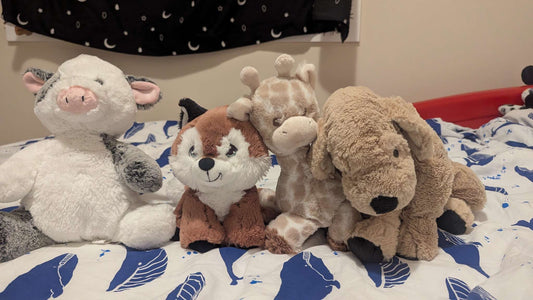4 super cute plushies