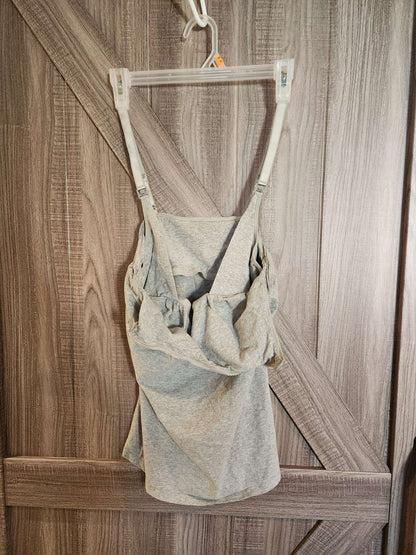 Grey nursing tank.