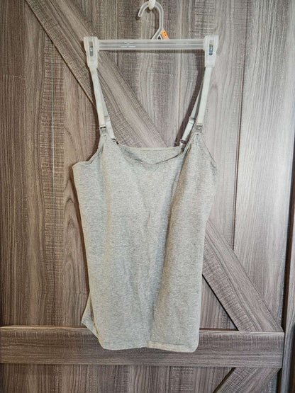 Grey nursing tank.