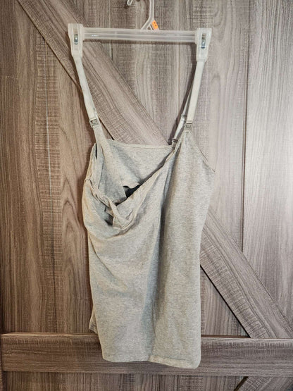 Grey nursing tank.