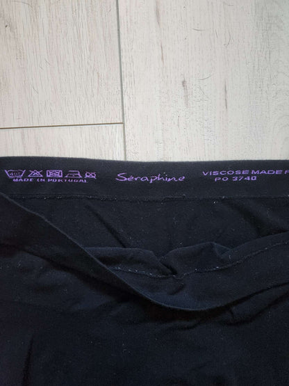 Black Leggings, Maternity L (12-14)