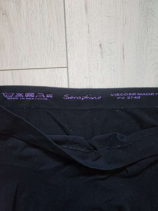 Black Leggings, Maternity L (12-14)