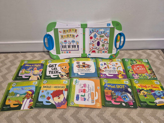 LeapFrog LeapStart with 10 books Bundle