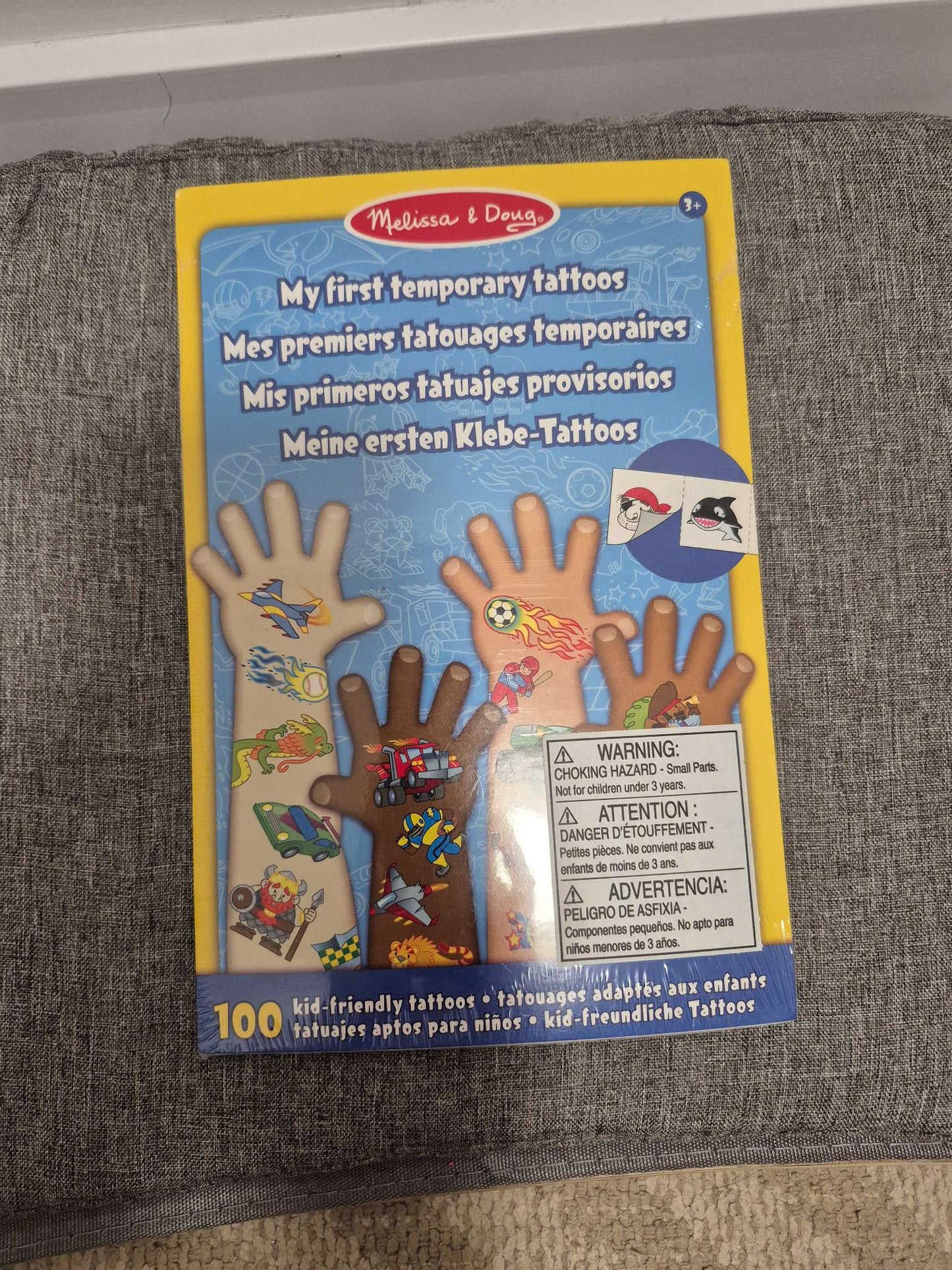 Melissa & Doug My First Temporary Tattoos