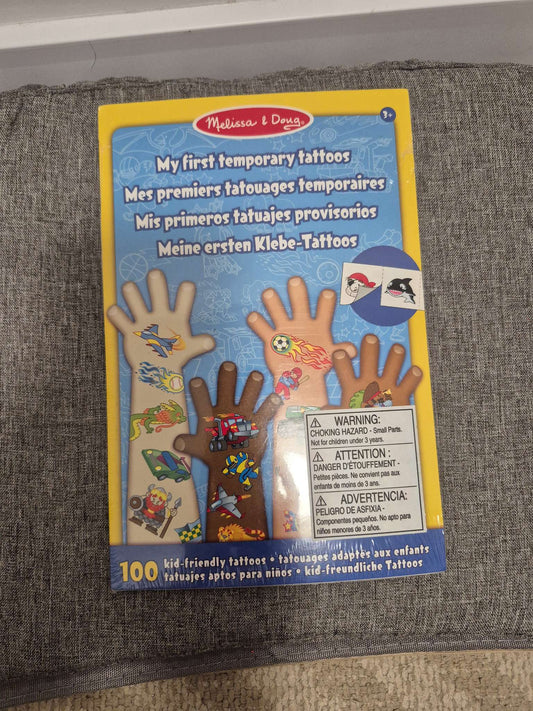 Melissa & Doug My First Temporary Tattoos