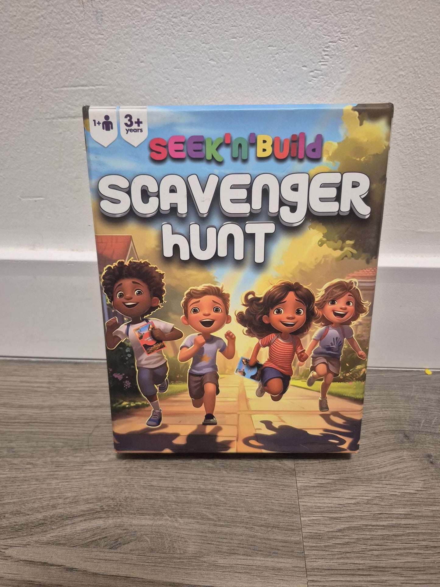 Scavenger hunt card game