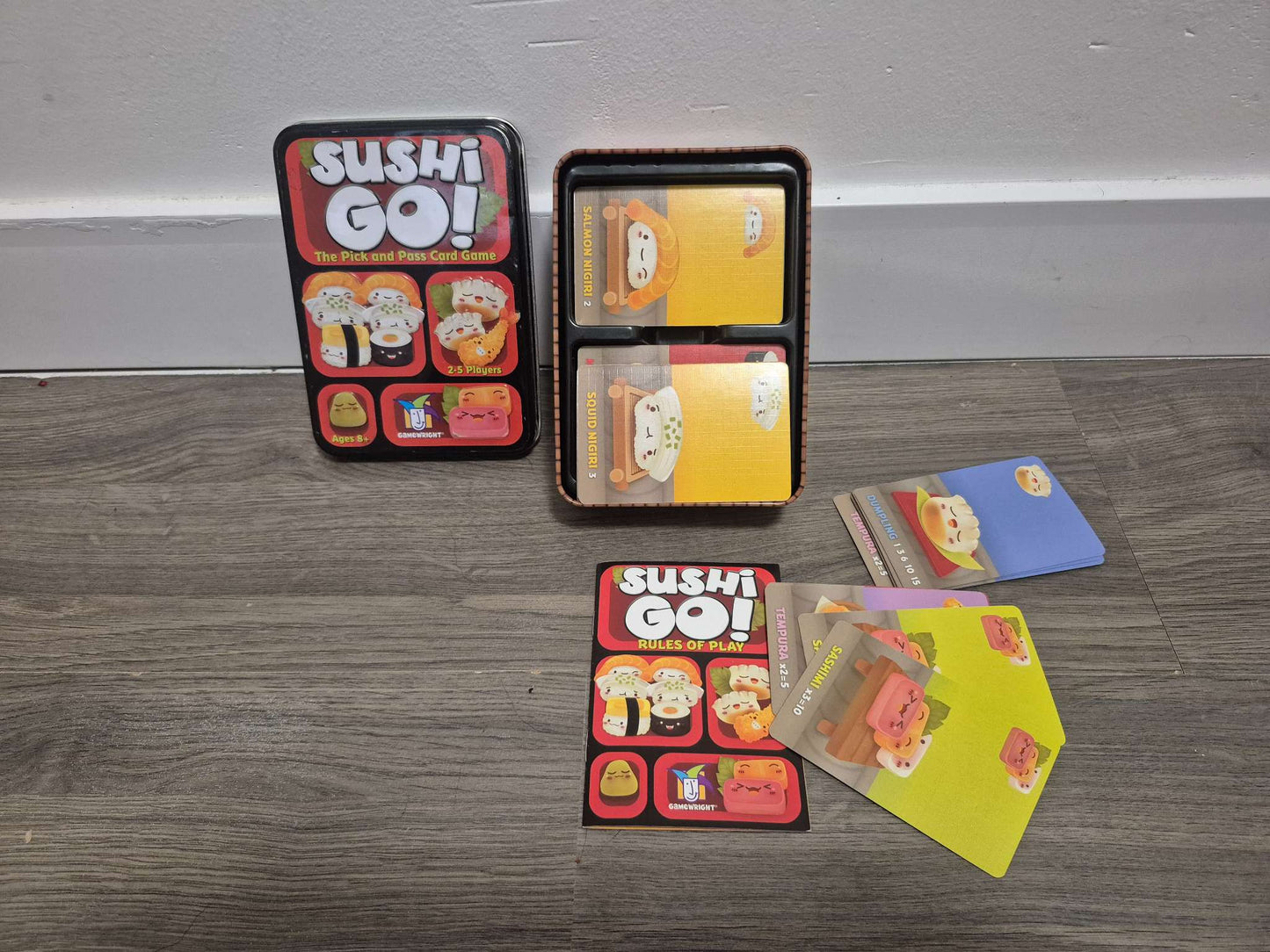 Sushi Go! Tin version card game