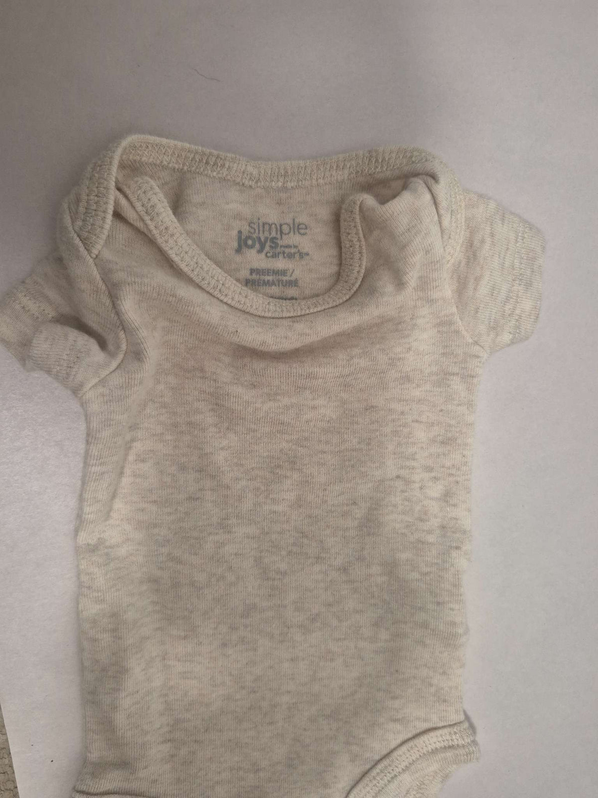 Preemie Baby Neutral and Gray Bundle Onsies And Sleepers And Hat, Kids Newborn