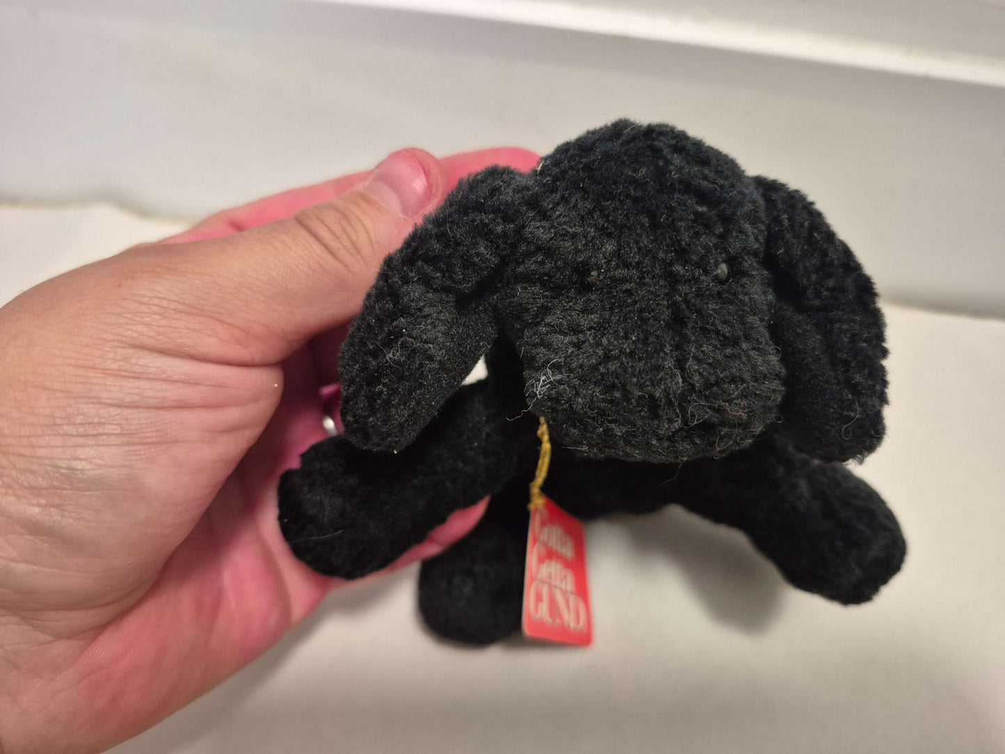 Gund Little Puddles Black Lab Puppy Plush NWT