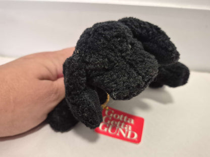 Gund Little Puddles Black Lab Puppy Plush NWT