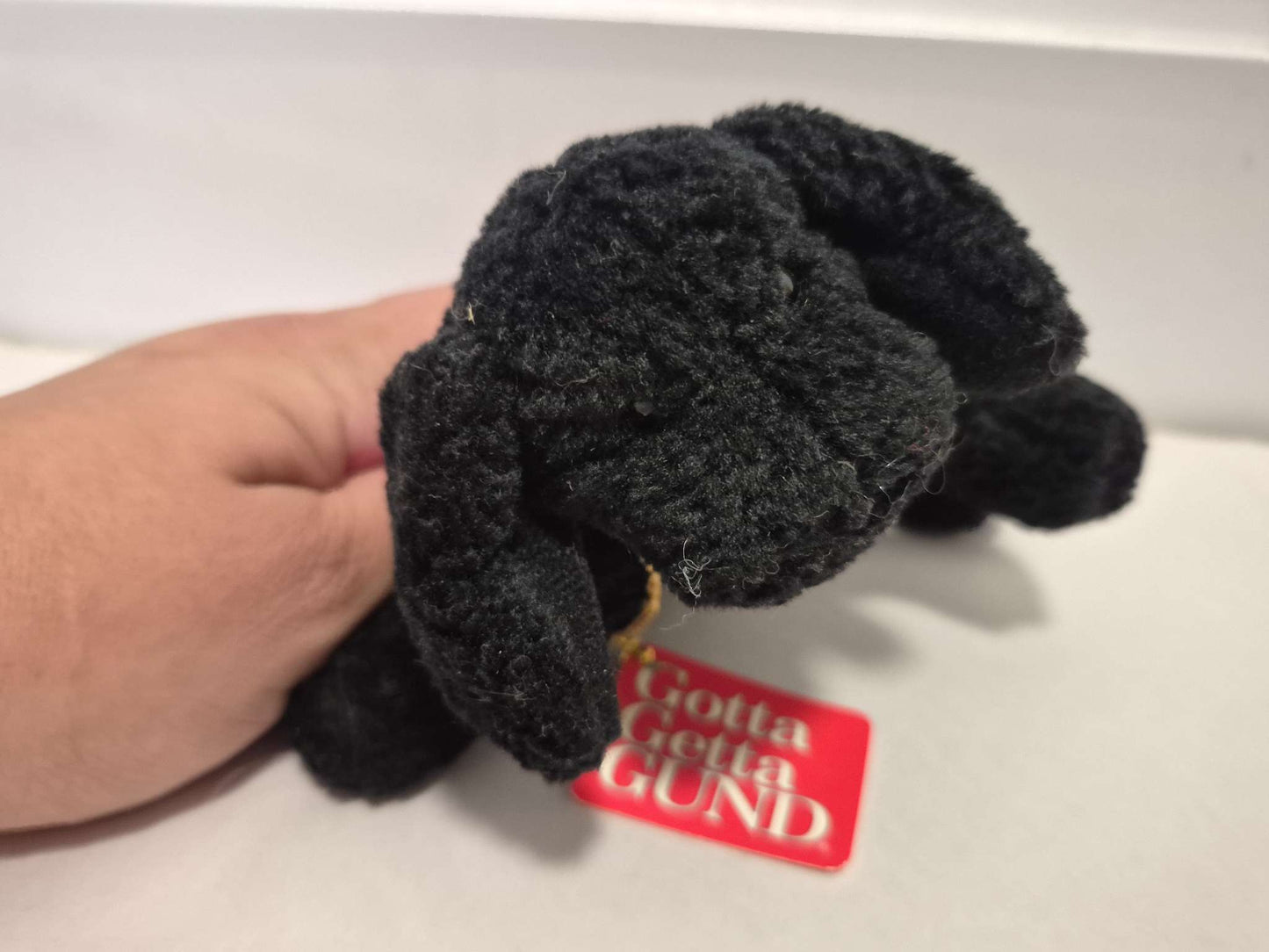 Gund Little Puddles Black Lab Puppy Plush NWT
