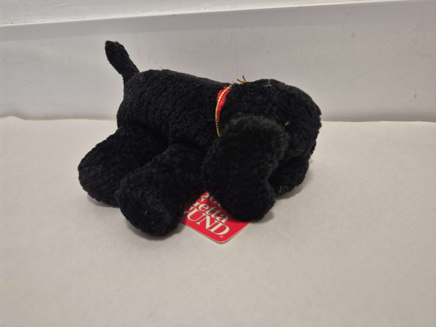 Gund Little Puddles Black Lab Puppy Plush NWT