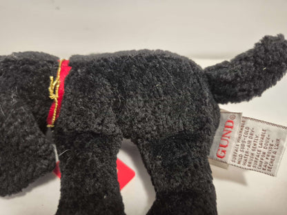 Gund Little Puddles Black Lab Puppy Plush NWT