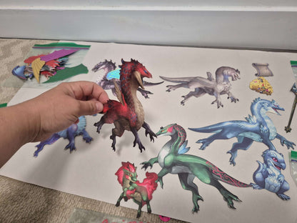 Dragon Builder Cards Multipack Huge Variety