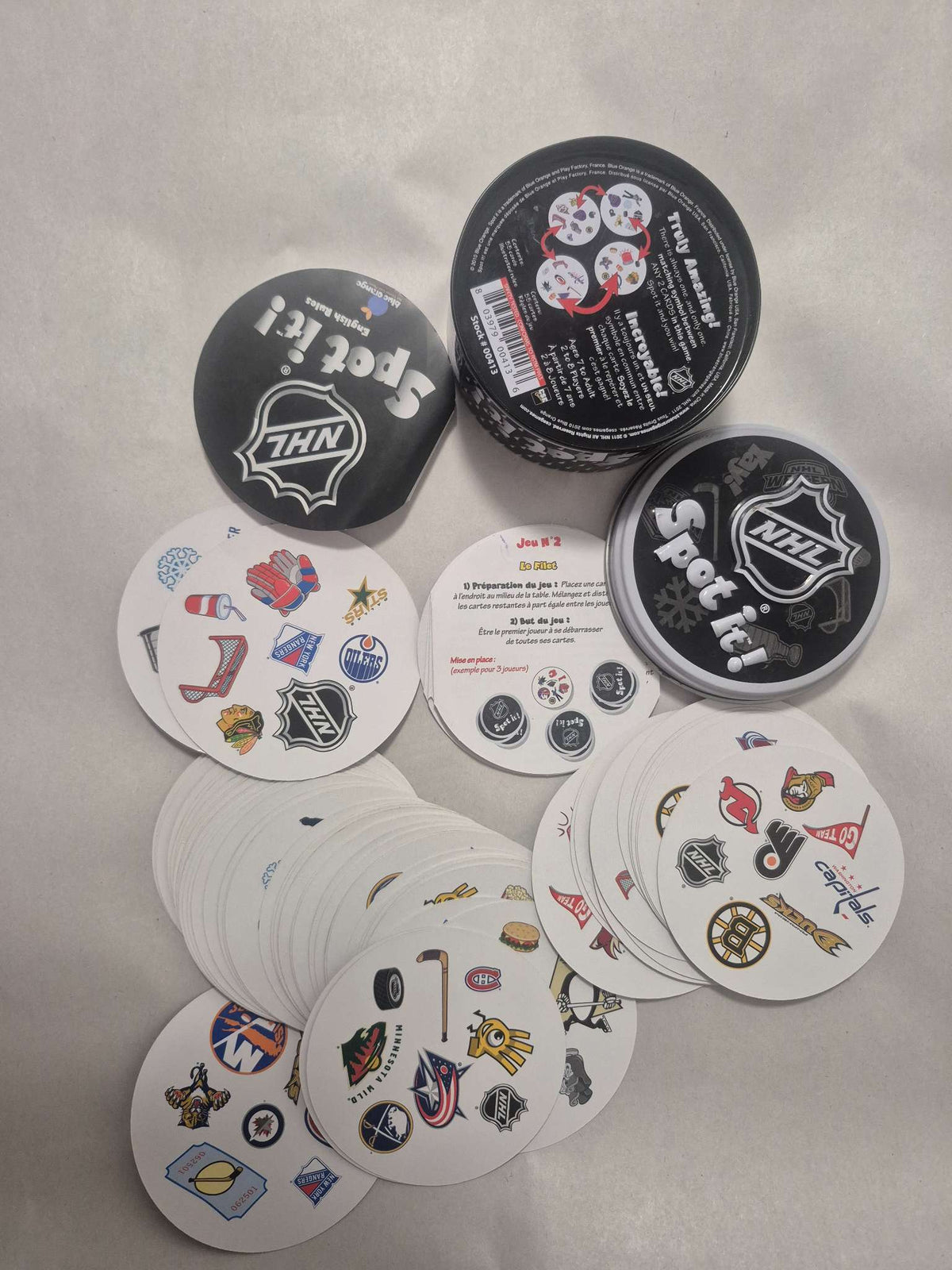 Spot It! NHL card game by Blue Orange Games