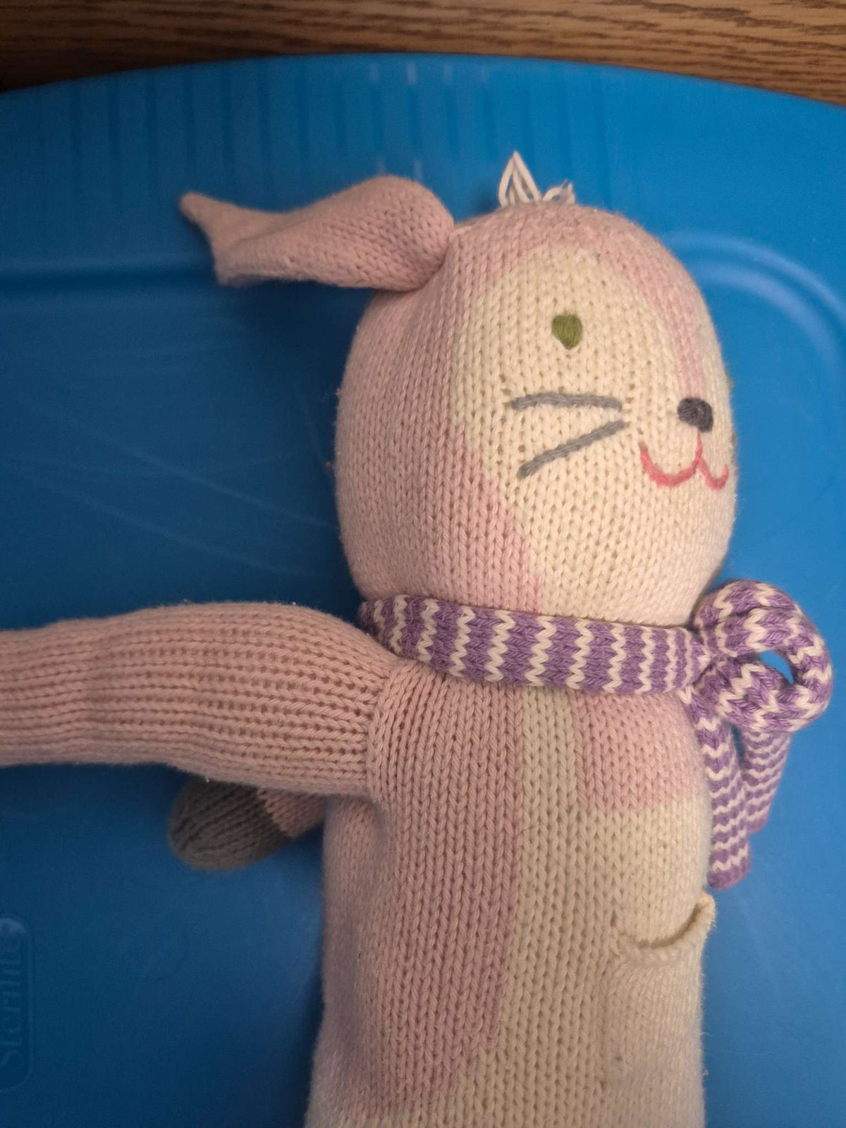 Blabla Kids Fleur the Bunny hand-knit doll 18 Inch