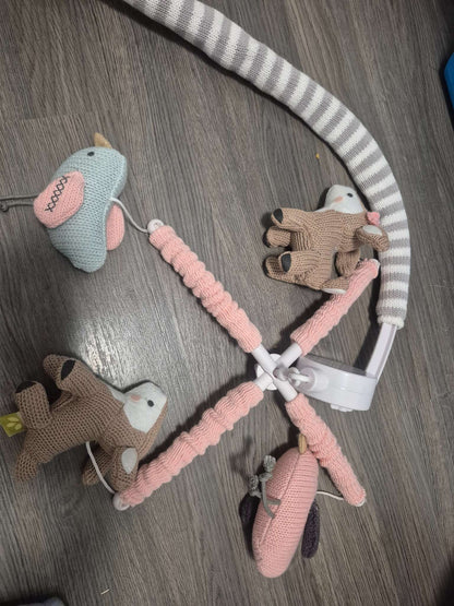 Lolli Living Deer Musical Mobile Baby Nursery Decor