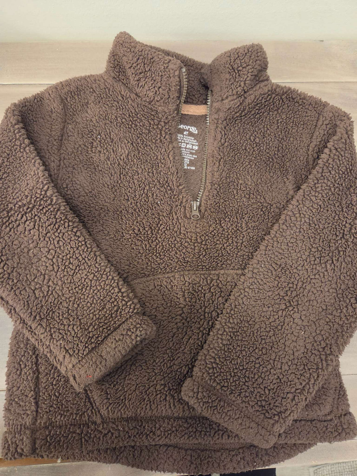 Long sleeve half zip sweater, Kids 4/4T