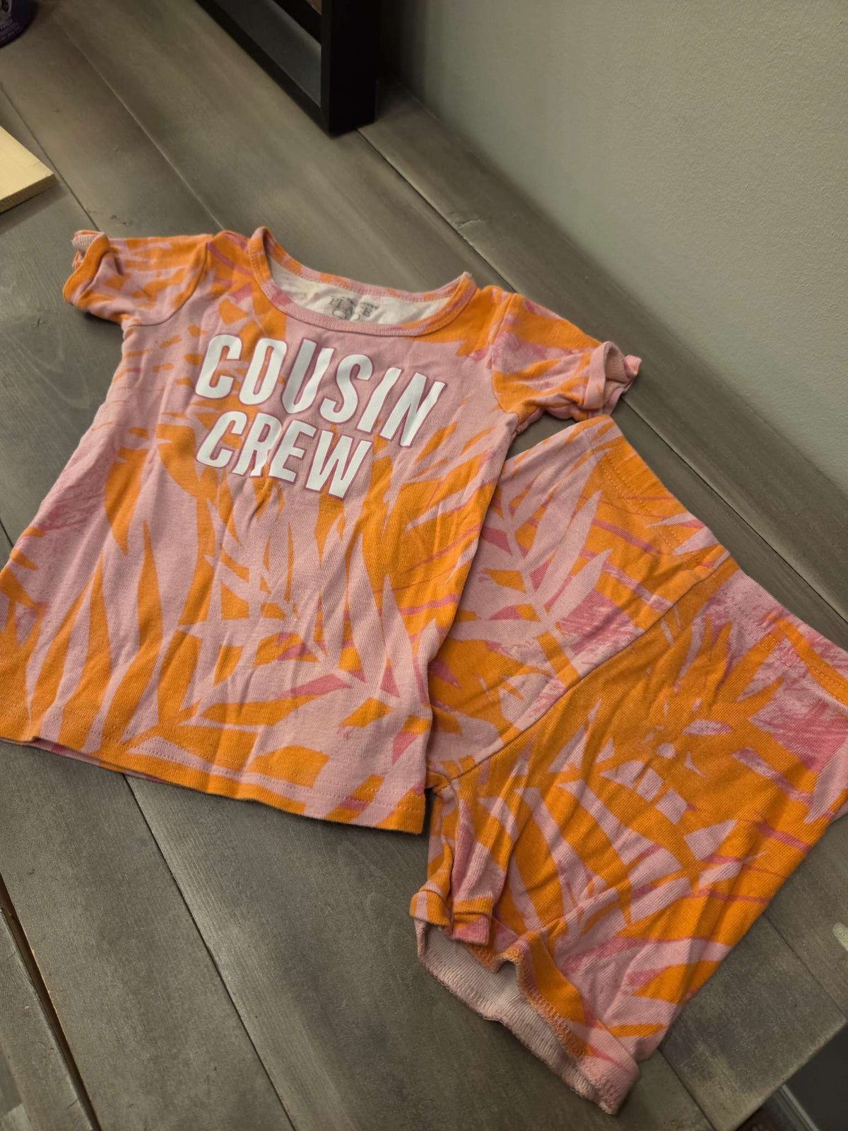 Girls short set pajamas , Kids 3T