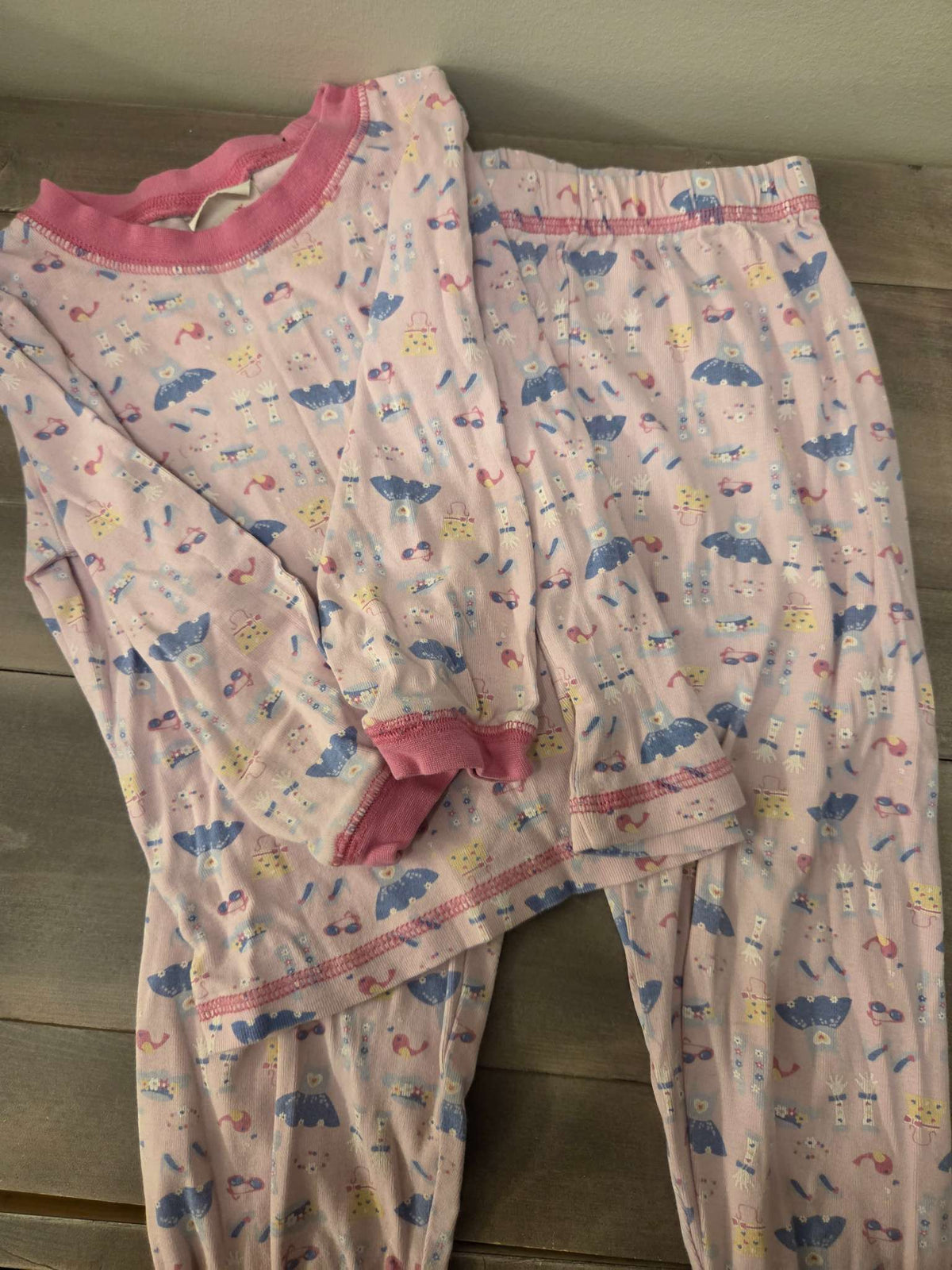 Girls Long sleeve pajamas, Kids 3T