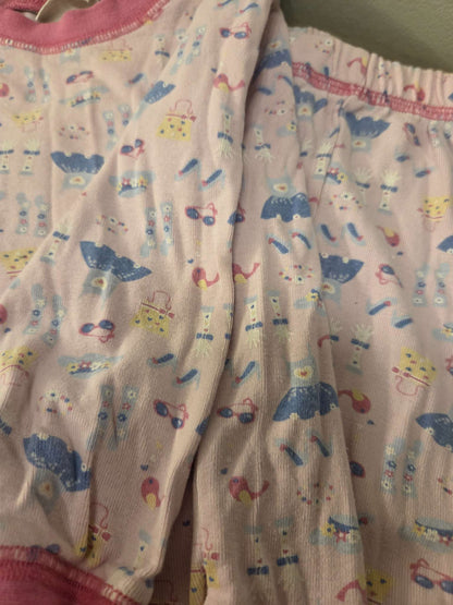 Girls Long sleeve pajamas, Kids 3T