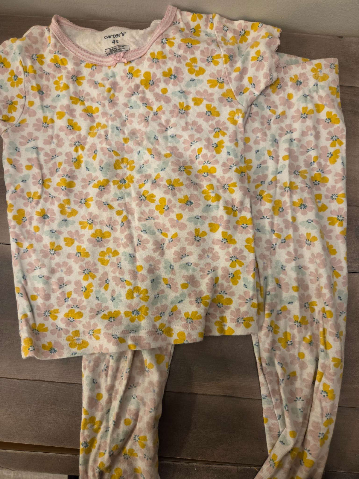 Girls short sleeve pajama sets, Kids 4/4T