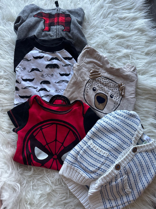 0-3 month bundle-boys , Kids 3 Month (0-3M)