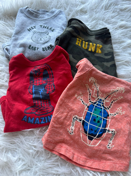 3-6 month boy shirts , Kids 6 Month (3-6M)