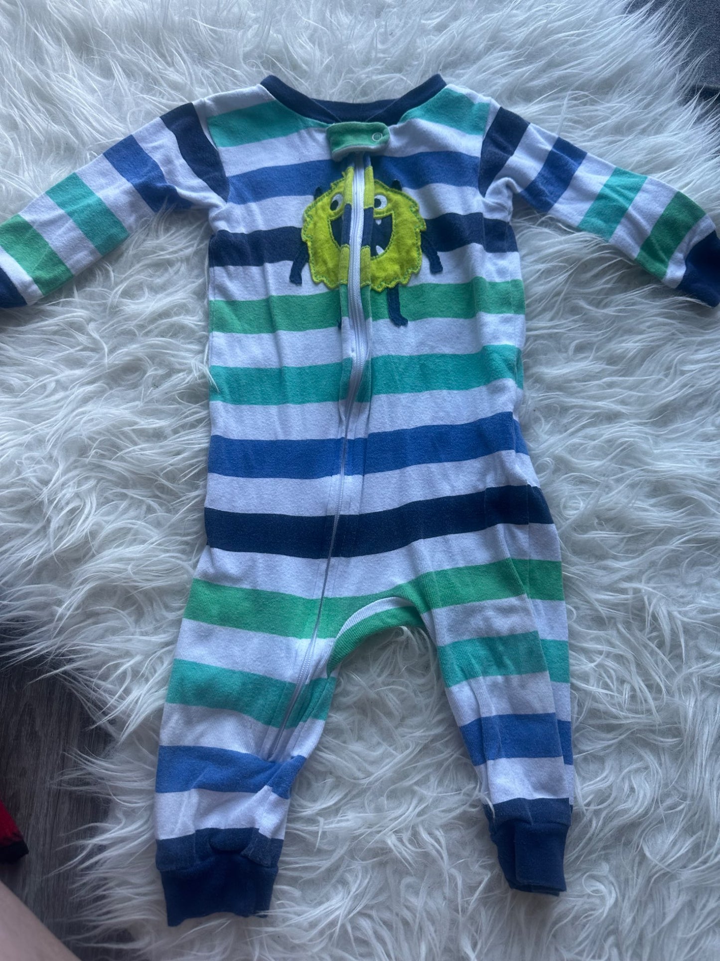 4 pairs of Boys footless sleepers , Kids 9 Month (6-9M)