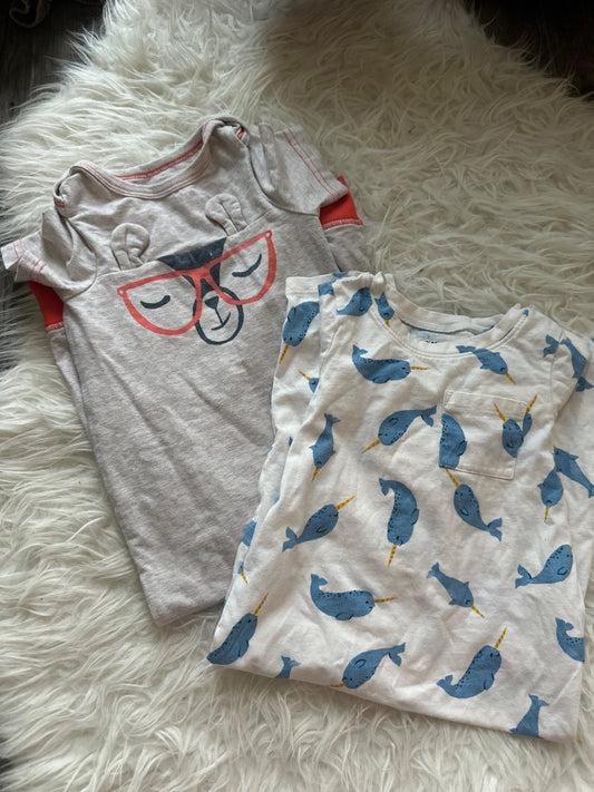 2 tshirt Rompers , Kids 24 Month (18-24M)