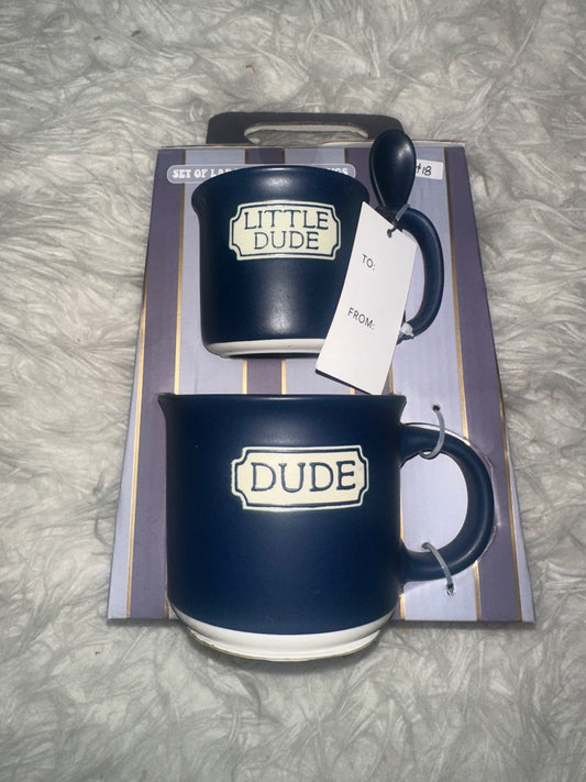 Matching dad and kid mug