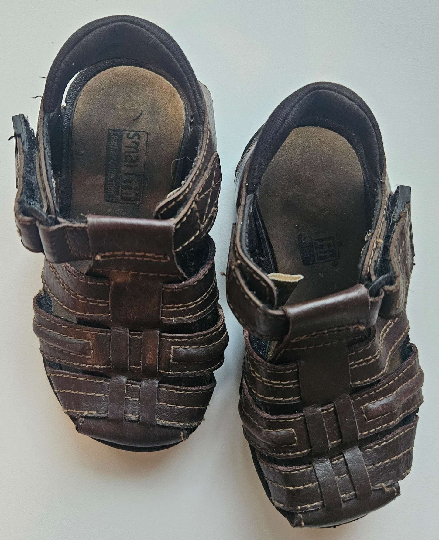 Brown Smartfit leather collection skid resistant sandals size 8, Shoes 8 (Toddler:2-4yr)