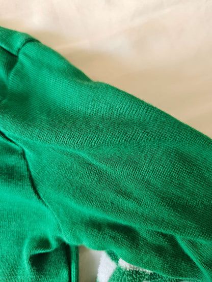 Green Reindeer Joe Fresh Christmas Pajamas 2 piece set size 2, Kids 2T