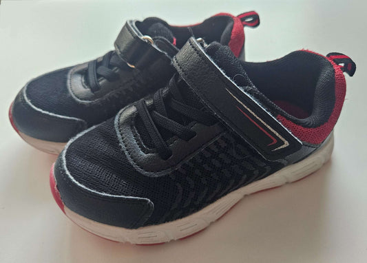 Red and black Athletic works running shoes size 9 MSRP $15, Shoes 9 (Toddler:2-4yr)