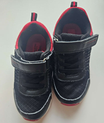 Red and black Athletic works running shoes size 9 MSRP $15, Shoes 9 (Toddler:2-4yr)