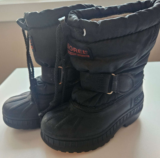 Black Sorel winter boots size 8, Shoes 8 (Toddler:2-4yr)