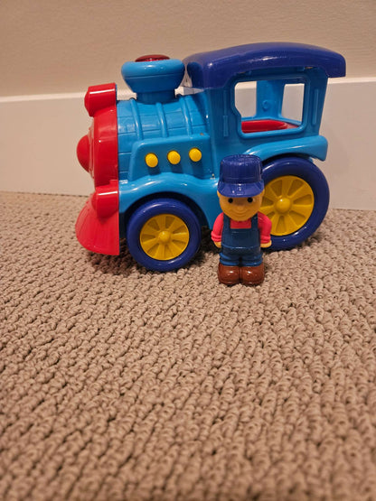 Train and conductor