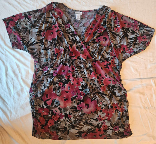 Motherhood Maternity Floral dress shirt size XL, Maternity XL (16-18)