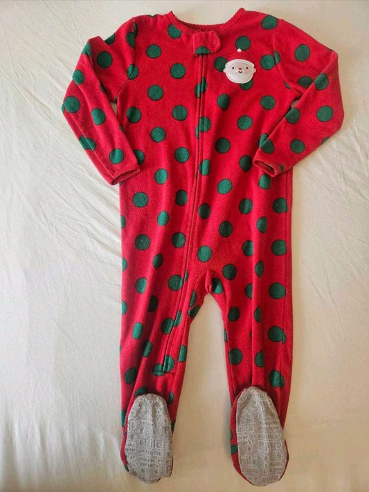 Carter's 3T santa christmas pajamas , Kids 3T