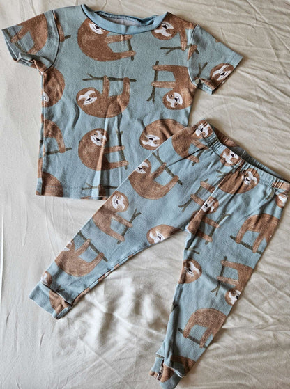 18 month pajamas set (sloth 2 piece and zebra sleeper), Kids 18 Month (12-18M)