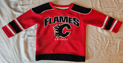 Official Calgary Flames Jersey size 2T , Kids 2T