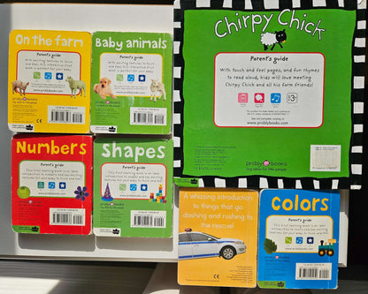 Priddy touch and feel books set of 7