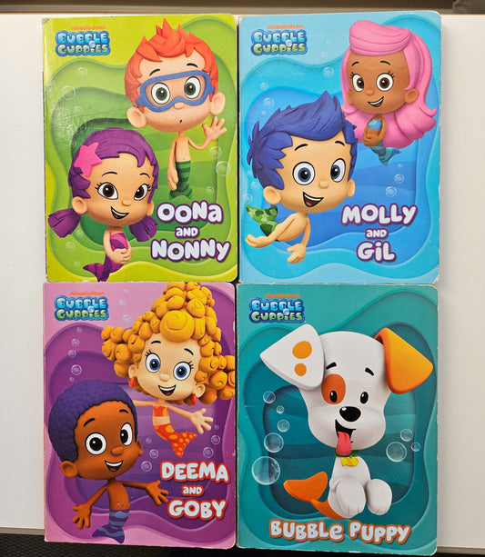 Bubble Guppies set of 4 board books