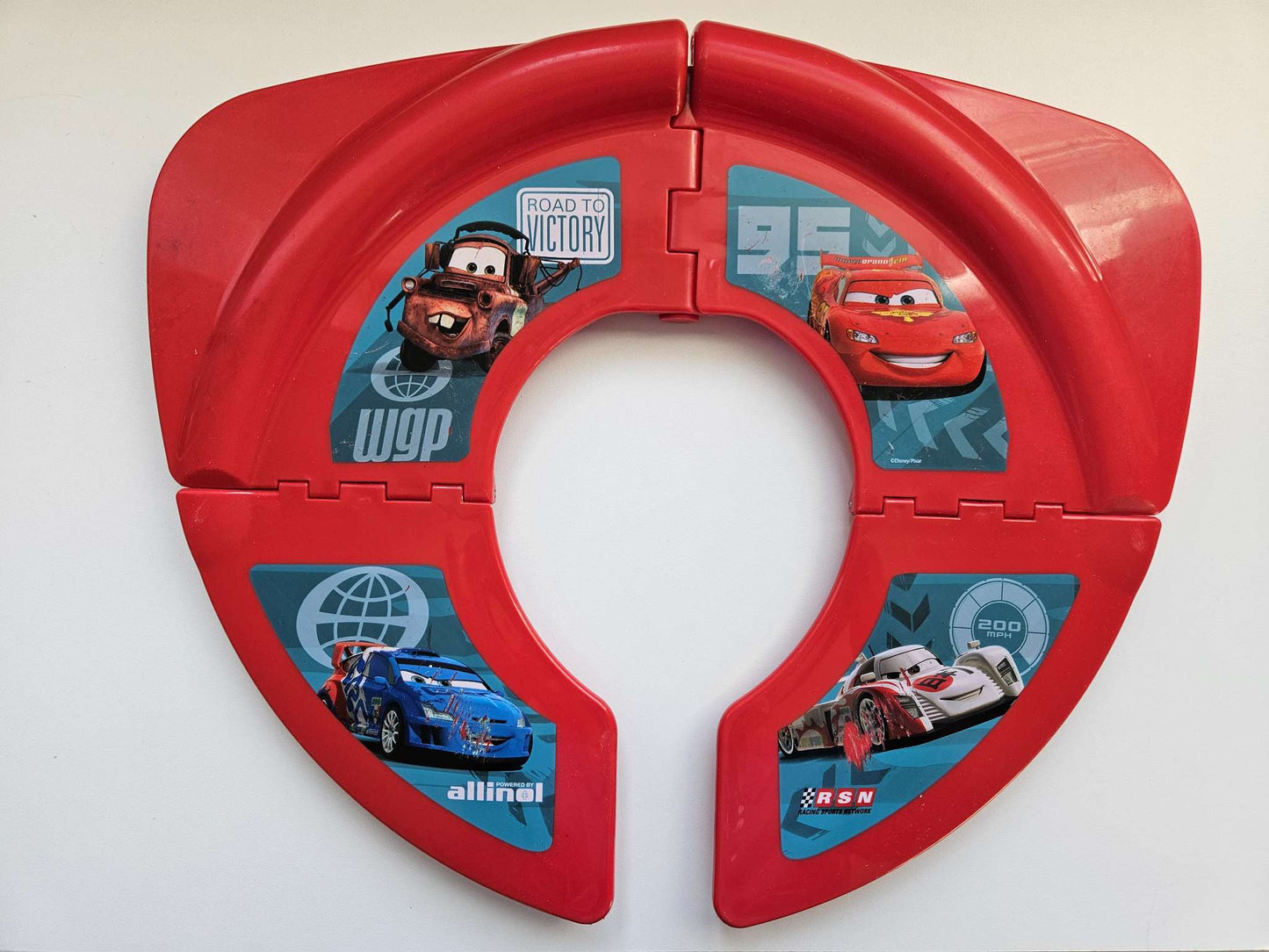 Cars foldable training potty seat