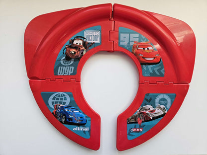 Cars foldable training potty seat